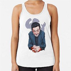 Andy Serkis - An illustration by Paul Cemmick racerback Tank Top