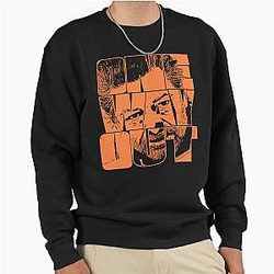One Way Out Kino Andy Serkis TV Show Quote Orange Outline Pullover Sweatshirt
