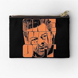 One Way Out Kino Loy Andy Serkis TV Show Quote Orange Outline version Zipper Pouch
