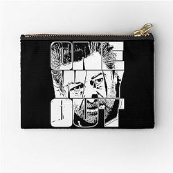 One Way Out Andy Serkis TV Show Quote White Outline version Zipper Pouch