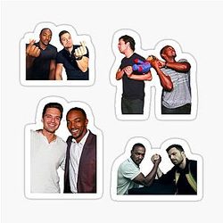 Sebastian Stan and Anthony Mackie Sticker