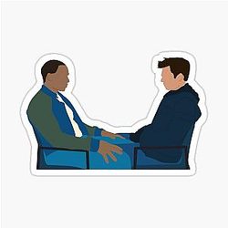 Anthony Mackie and Sebastian Stan Sticker