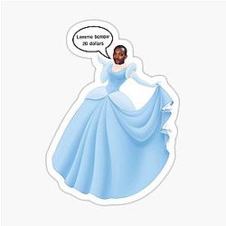 Anthony Mackie in Cinderella: A Sticker