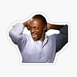 Anthony Mackie TikTok Meme Sticker