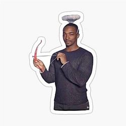 Anthony Mackie Cupid Sticker