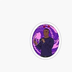 Anthony Mackie Cupid Sticker
