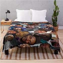 Anthony Mackie Throw Blanket