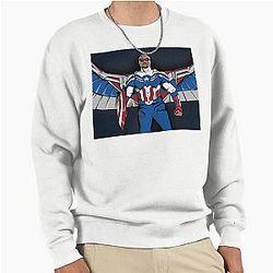 Anthony Mackie Captain Falcon Pullover Sweatshirt