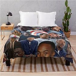 Anthony Mackie Throw Blanket