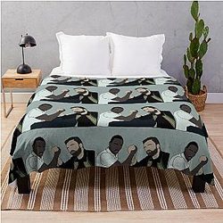 Sebastian Stan and Anthony Mackie Throw Blanket