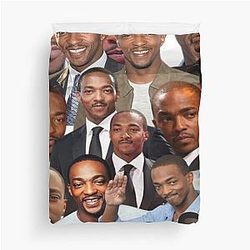Anthony Mackie Photo Duvet Cover