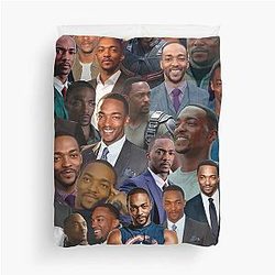 Anthony Mackie Photo Duvet Cover