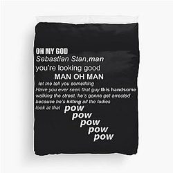 Sebastian Stan and Anthony Mackie Duvet Cover
