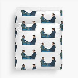 Anthony Mackie and Sebastian Stan Duvet Cover