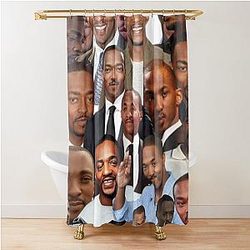 Anthony Mackie Photo Shower Curtain
