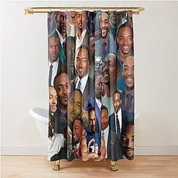 Anthony Mackie Shower Curtain