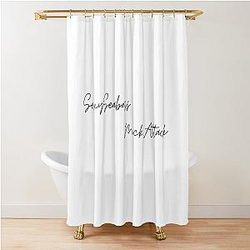 Sexy Sea Bass and Mack Attack, Sebastian Stan and Anthony Mackie nicknames for each other's shower curtain