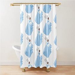 Anthony Mackie Cinderella Shower Curtain