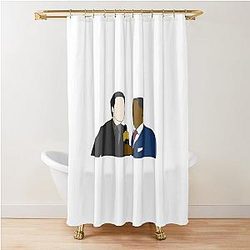 Anthony Mackie and Sebastian Stan Interview Shower Curtain