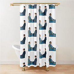 Anthony Mackie Sebastian Stan Shower Curtain