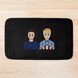 Sebastian Stan Anthony Mackie Bath Mat