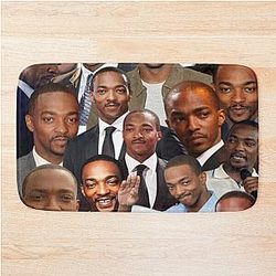 Anthony Mackie Photo Bath Mat