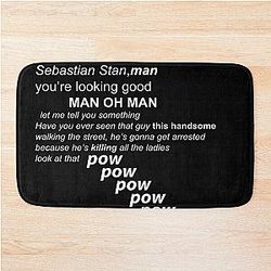 Sebastian Stan and Anthony Mackie Bath Mat