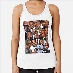 anthony mackie Racerback Tank Top