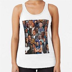 Anthony Mackie Photo Racerback Tank Top