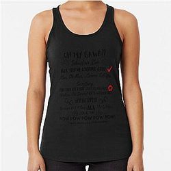 Oh My Sebastian Anthony Mackie Funny Quote Racerback Tank Top