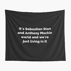 Sebastian Stan and Anthony Mackie World Tapestry