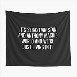 Sebastian Stan and Anthony Mackie World Tapestry