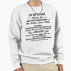 Oh My Sebastian Stan Anthony Mackie Funny Quote Pullover Sweatshirt