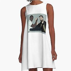Anthony Mackie A-Line Dress