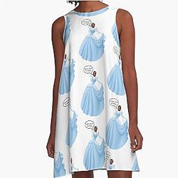 Lemme borrow 20 dollars Anthony Mackie Cinderella A-Line Dress