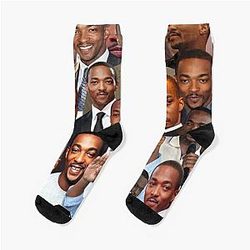 Anthony Mackie Photo Socks