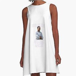 God Bless Anthony Mackie A-Line Dress