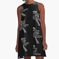 Sebastian Stan and Anthony Mackie A-Line Dress