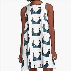 Anthony Mackie Sebastian Stan A-Line Dress
