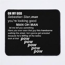 Sebastian Stan and Anthony Mackie Mouse Pad