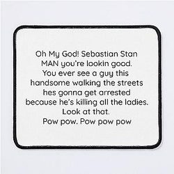 Sebastian Stan and Anthony Mackie Interview Mouse Pad