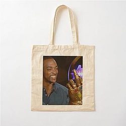 Anthony Mackie Infinity Gauntlet Cotton Tote Bag