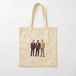 Chris Evans, Anthony Mackie and Sebastian Stan Cotton Tote Bag