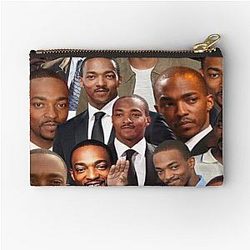 Anthony Mackie Photo Zipper Pouch