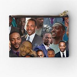 Anthony Mackie Photo Zipper Pouch