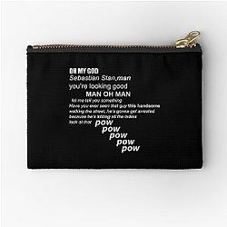 Sebastian Stan and Anthony Mackie Active Zipper Pouch
