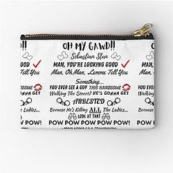 Sebastian Stan Anthony Mackie Funny Quote Zipper Pouch