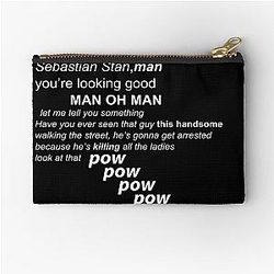 Sebastian Stan and Anthony Mackie Zipper Pouch