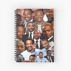 Anthony Mackie Spiral Notebook