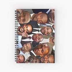 Anthony Mackie Spiral Notebook